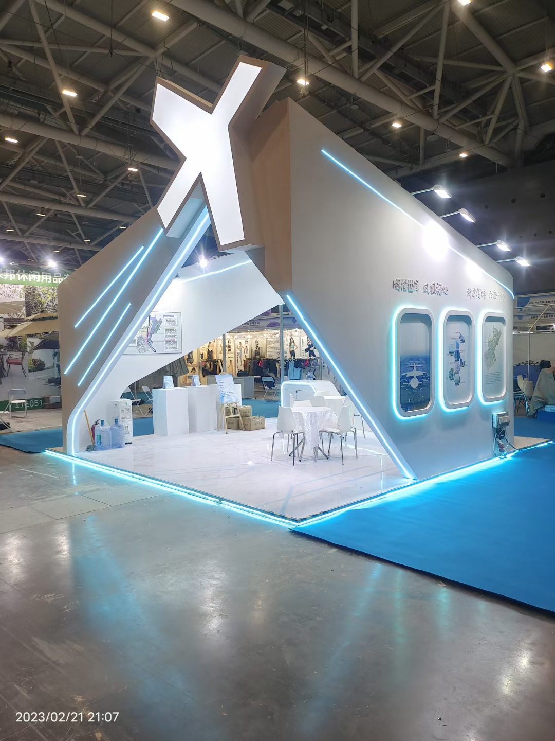 廣州展會搭建設計深圳跨境電商展，福永街道展臺