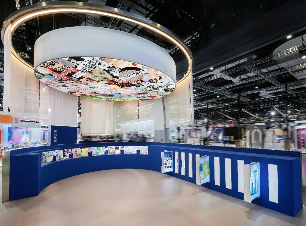 杭州展臺設計搭建公司領你看2023進博會最具有創意00家企業展臺(愛茉莉太平洋展位)2