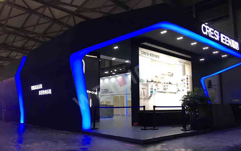 廣州展臺裝修公司設計聰信智能上海國際綠色廚房衛浴展覽會廣州展臺裝修設計