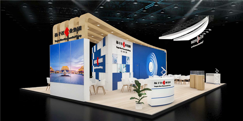 華為技術(shù)有限公司參展廣州會展中心展覽設(shè)計(jì)展臺搭建2