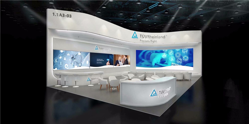 華為技術(shù)有限公司參展廣州會展中心展覽設(shè)計(jì)展臺搭建3