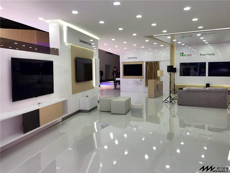 LS產(chǎn)電集團參展廣州新國際博覽中心廣州展覽設計展臺搭建4